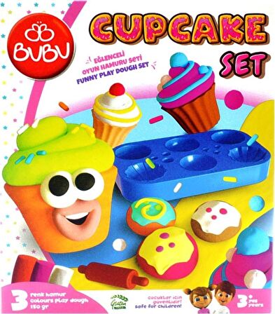 Bubu Cupcake Oyun Hamuru Seti 7 Parça