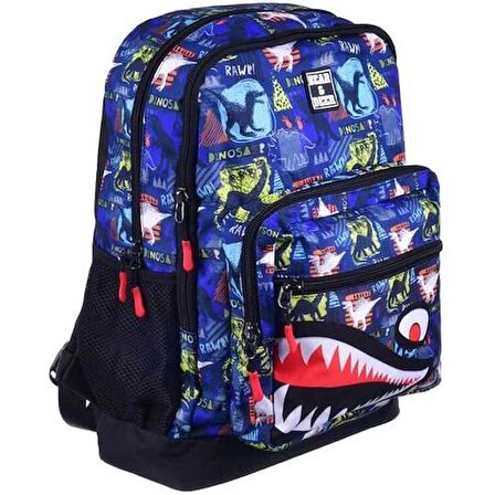 Bear&Deer Dinozor Desenli Okul Çantası BD CN0236