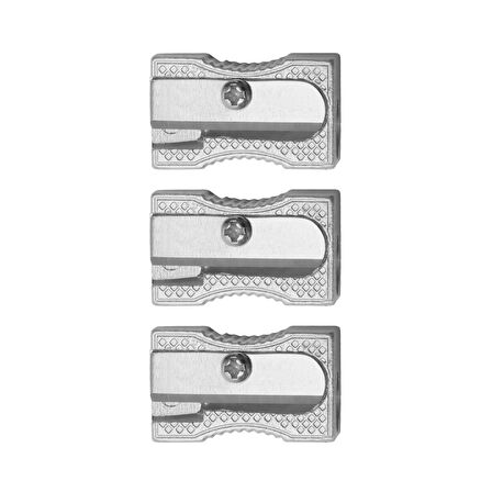 Bubu Metal Kalemtıraş (BUBU-KT0014) 3 Adet