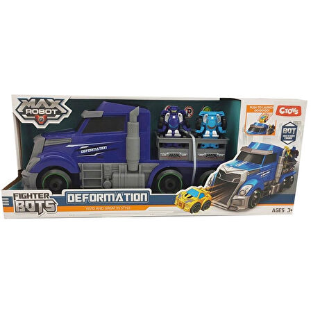 Ctoy Oyuncak Taşıyıcı Tır Ve Robota Dönüşebilen Mini Araçlar CTOY-L017-8