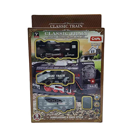 Ctoys Oyuncak Pilli Tren Seti 9Parça JHX3301