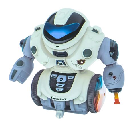 Ctoys 6678-14 Kutuda Dönen Sisli Robot Oyuncak