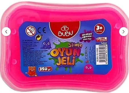 BU-BU OYUN JELİ BÜYÜK BOY 350 GR. PEMBE