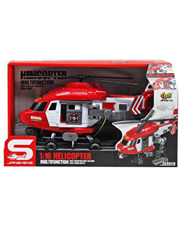 Ctoys Kurtarma Helikopteri Kırmızı JS128A