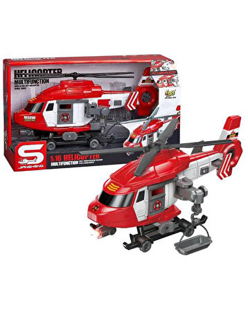 Ctoys Kurtarma Helikopteri Kırmızı JS128A