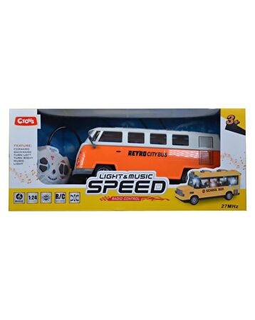 Ctoys Uzaktan Kumandalı Turuncu Otobüs WL-168B