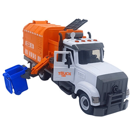 CTOY Büyük Boy Sök-Tak Pilli Müzikli Işıklı Çöp Kamyonu – 3+ Yaş Oyuncak Kamyon