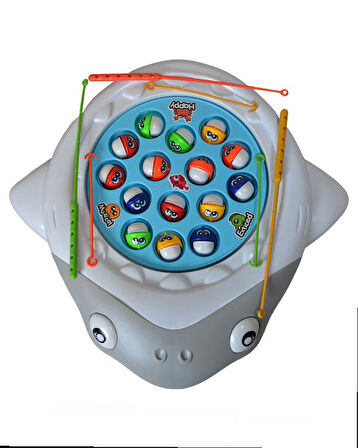 Ctoys Neşeli Balıklar Sesli ve Hareketli Balık Tutma Oyunu 9989