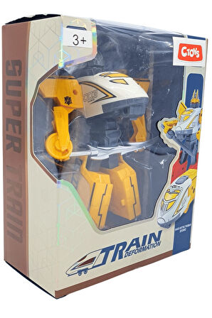 Ctoy Trene Dönüşebilen Oyuncak Robot CTOY-FB141