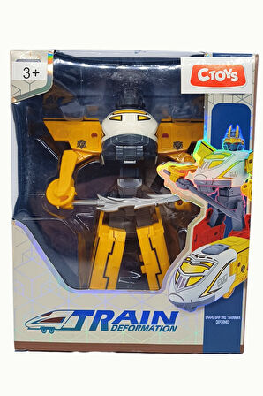Ctoy Trene Dönüşebilen Oyuncak Robot CTOY-FB141