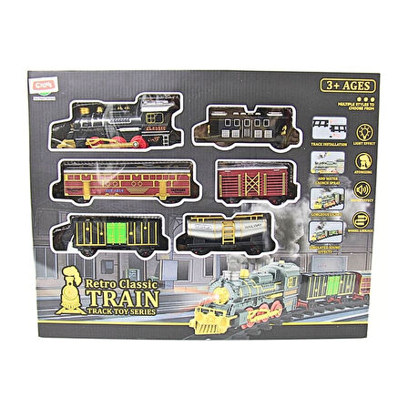 Ctoys Oyuncak Pilli Retro Classic Tren Seti 699-35A