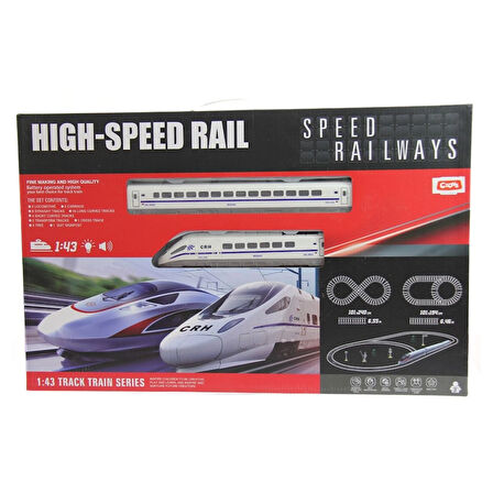 Ctoys Pilli Oyuncak Hızlı Tren Seti 38 Parça 1801B-15