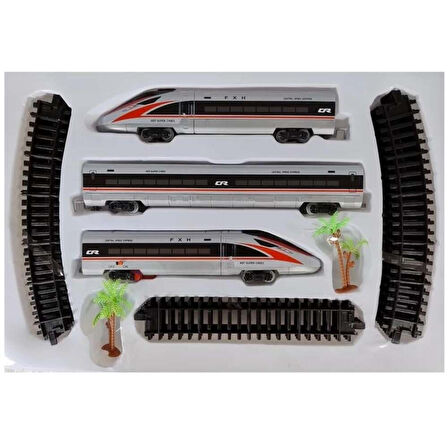 Ctoys Hızlı Tren 1:43 Sesli Işıklı 21 Parça Hızlı Tren 1801A-14