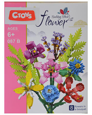 Ctoys Surprise Flower Building Block 087B