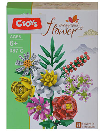 Ctoys Surprise Flower Building Block 087C