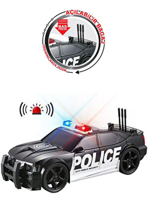 Ceren Ctoys Oyuncak Polis Arabası Sesli İışıklı Pilli WY500A