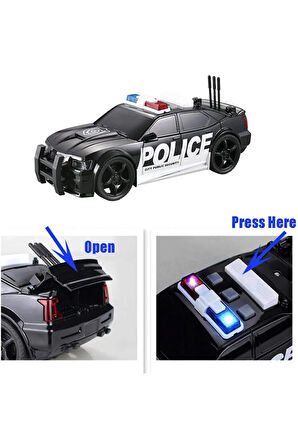 Ceren Ctoys Oyuncak Polis Arabası Sesli İışıklı Pilli WY500A