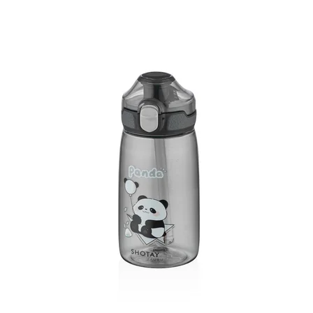 Shotay Child Çocuk Su Matarası Tritan Siyah 550Ml