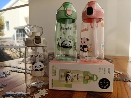 Shotay Child Çocuk Su Matarası Tritan Siyah 550Ml