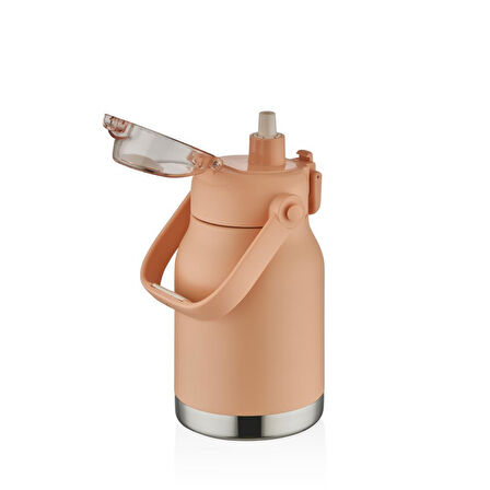 Shotay Çelik Termos Matara Phone Holder 1000Ml Somon