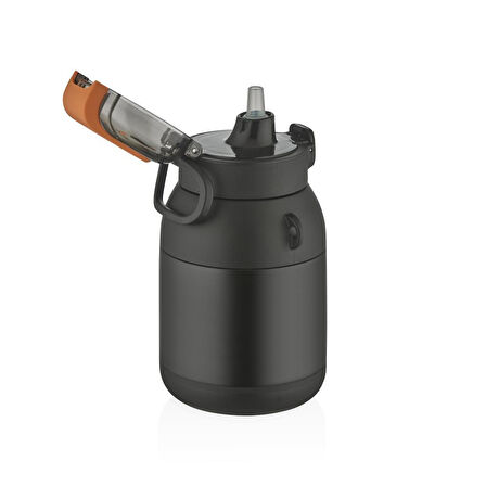 Shotay Dome Çelik Termos Matara 800Ml Siyah
