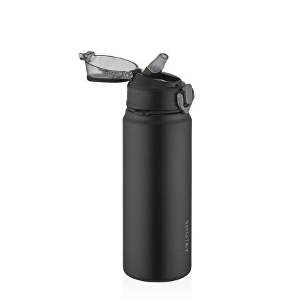 Shotay Çelik Termos Matara 750Ml Siyah