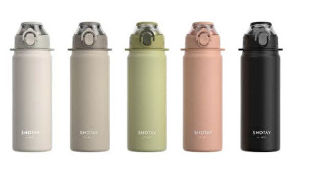 Shotay Çelik Termos Matara 750Ml Beyaz