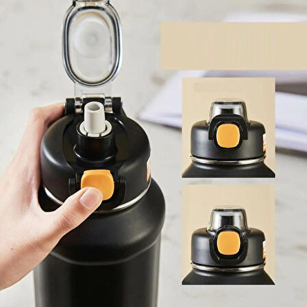 Shotay Çelik Termos Matara 720Ml Koyu Yeşil
