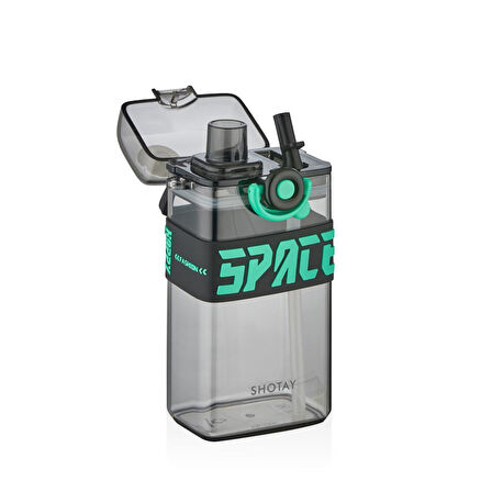 Shotay Su Matarası Space Tritan Siyah 500Ml