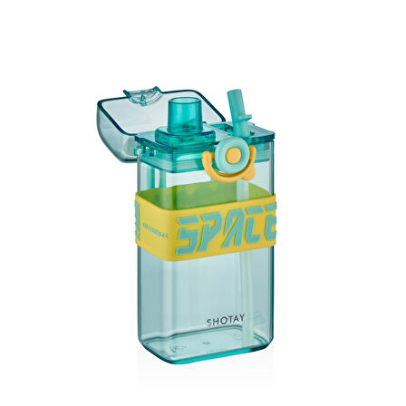 Shotay Su Matarası Space Tritan Turkuaz 500Ml
