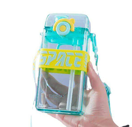 Shotay Su Matarası Space Tritan Turkuaz 500Ml