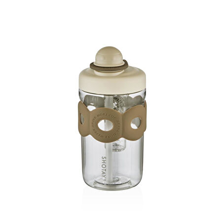 Shotay Bubbl Su Matarası Tritan Beyaz 650Ml