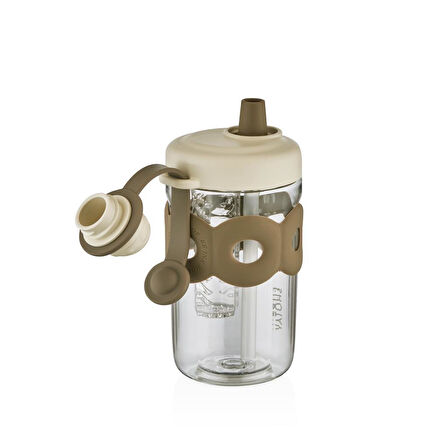 Shotay Bubbl Su Matarası Tritan Beyaz 650Ml