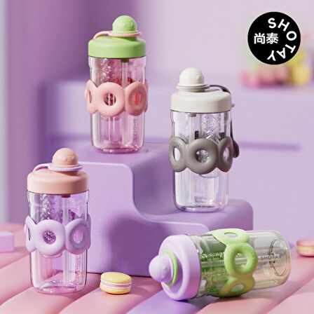 Shotay Bubbl Su Matarası Tritan Yeşil 650Ml