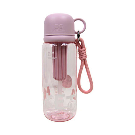Shotay Cup Cover Su Matarası Tritan Pembe 800Ml