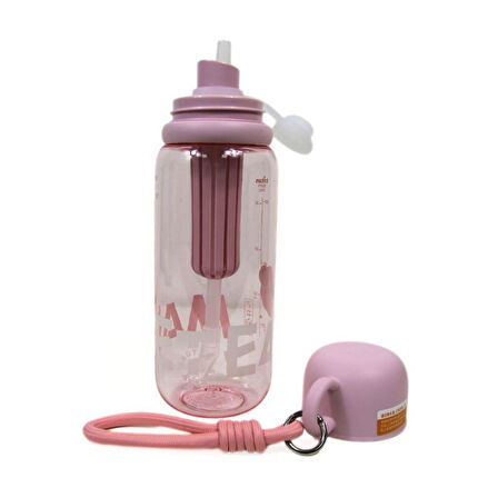Shotay Cup Cover Su Matarası Tritan Pembe 800Ml