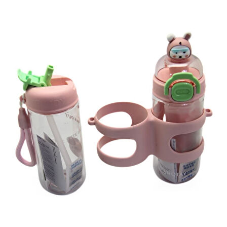 Shotay Su Matarası 2 Bölmeli Tritan Beyaz 900Ml