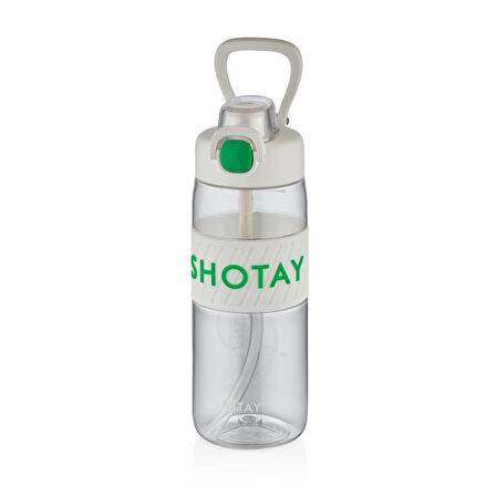Shotay Odorles Su Matarası Tritan Beyaz 750Ml