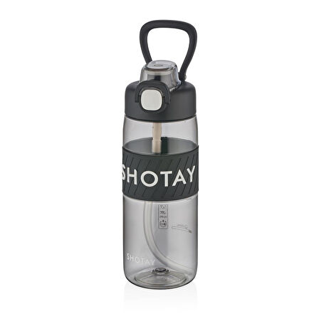 Shotay Odorles Su Matarası Tritan Siyah 750Ml