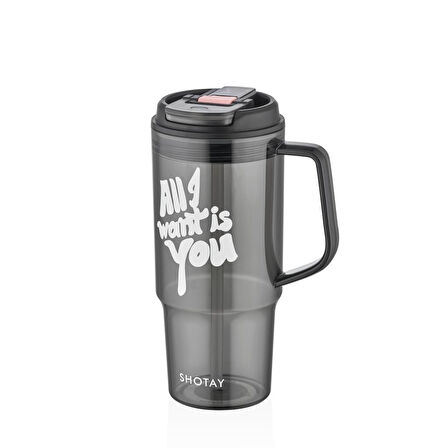 Shotay Mug Bardak 950Ml Siyah