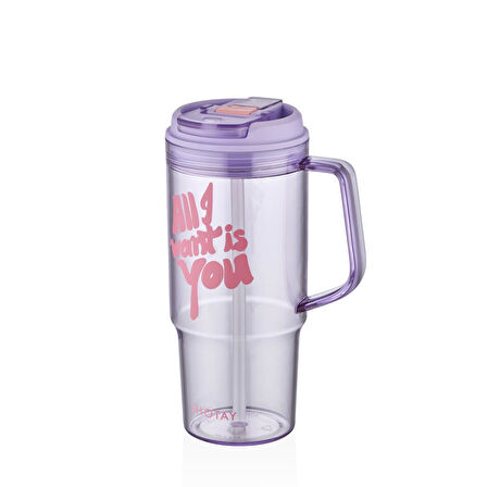 Shotay Mug Bardak 950Ml Mor