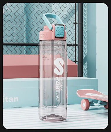 Shotay Sport Su Matarası Tritan Pembe 600Ml