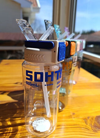 Shotay Speed Su Matarası Tritan Beyaz 650Ml