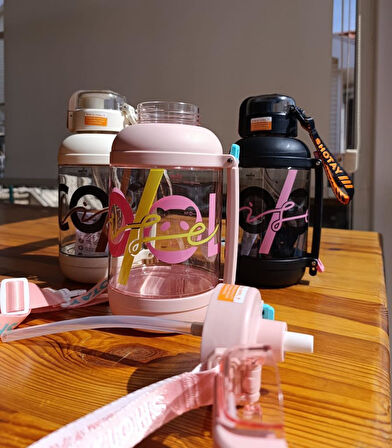 Shotay Life Su Matarası Tritan Pembe 1500Ml