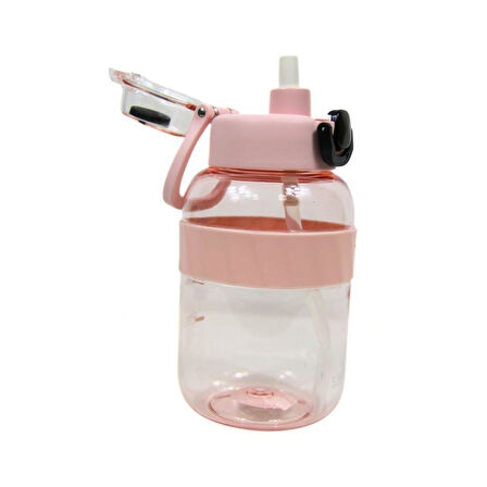 Shotay Pipetli Su Matarası Tritan Pembe 1000Ml