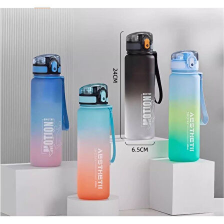 Shotay Motion Su Matarası Tritan Turuncu 650Ml