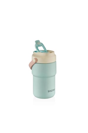 Shotay Askili Mug Pastel Renk 450 Ml. Mavi ST-8099