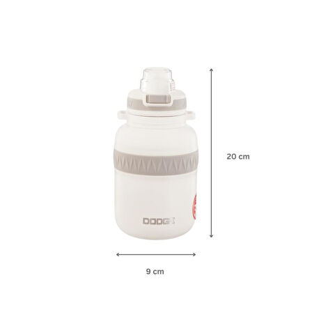 Dodge Fat Çelik Termos Matara 770Ml Beyaz
