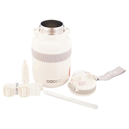 Dodge Fat Çelik Termos Matara 770Ml Beyaz