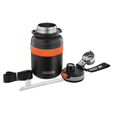 Dodge Fat Çelik Termos Matara 770Ml Siyah